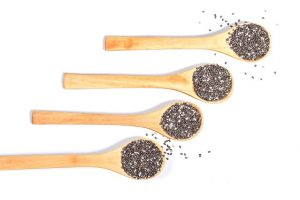 Four spoonfuls of chia seeds