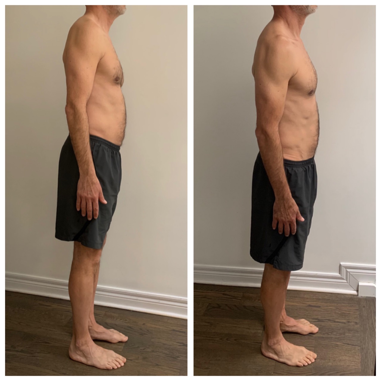 Jeff loses weight and changes body composition