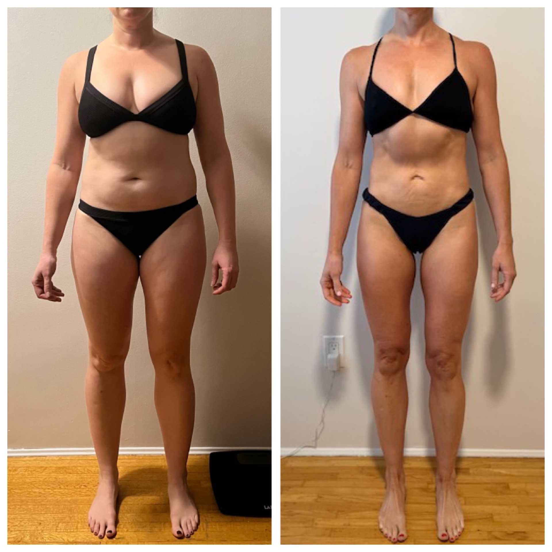 Verena lost weight and changed body composition